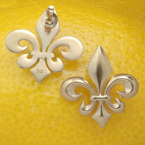 A Louisiana Fleur (Post Gold Plated Silver)