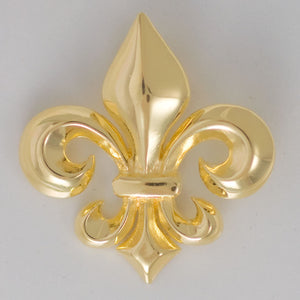 Dauphine Fleur De Lis Pendant- Vermeil